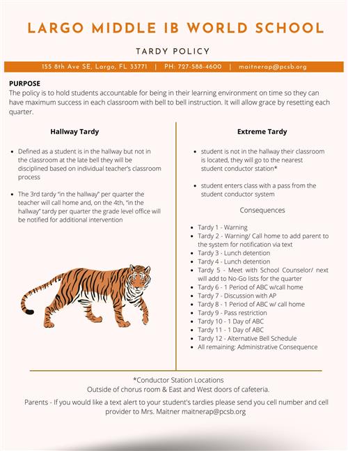 Tardy Policy